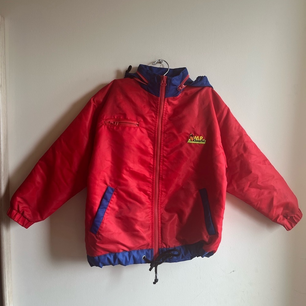 Vintage 1997 Mr. Men & Little Miss - Mr. Cheerful Kids Windbreaker